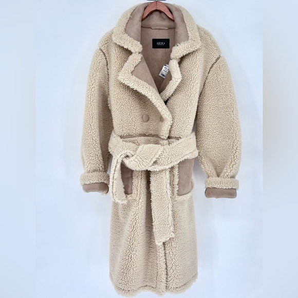 AKIRA REVE BORG TRENCH COAT - Picture 8 of 16